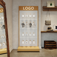 Einzigartige Stirnband Zubehör Shop Metall Peg board Design benutzer definierte verstellbare mehrfarbige Haars chleife Display Rack