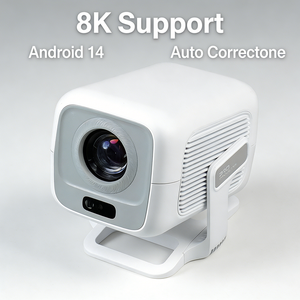 Android 14 WiFi 6 para Proyector LED 5.4 |   Decodificación nativa 1080P 8K 30dB |   Enfoque Automático 4K para Películas Caseras y Videojuegos - Product Image 1