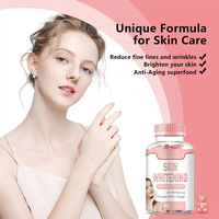 Marque privée Gsh Glutathion Complément alimentaire Gommes pour éclaircir la peau Gommes translucides pour la peau pour éliminer les taches brunes Gummy