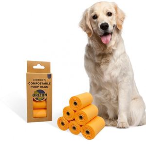 Sacs à déjections canines biodégradables écologiques ORIZON avec logo personnalisé, parfum lavande de luxe, compostables, 23x33cm, épaisseur 15-20mic, 540 unités - Product Image 1