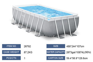 <span class=keywords><strong>INTEX</strong></span> 26792 16 'support <span class=keywords><strong>de</strong></span> <span class=keywords><strong>tuyau</strong></span> rectangulaire maison famille hors sol rectangulaire cadre en acier <span class=keywords><strong>piscine</strong></span> - Product Image 3