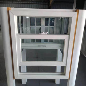 Fenêtre suspendue à cadre en vinyle simple émaillé de style américain à bas <span class=keywords><strong>prix</strong></span> avec aileron de clouage - Product Image 2