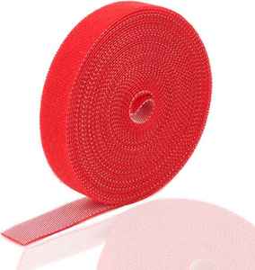 Heavy Duty Eco-Friendly Double Self-Adhesive Nylon <strong>Hook</strong> <strong>Loop</strong> Tape-Heat Resistant Adjustable Fastener for Shoes Storage (Custom - Product Image 2