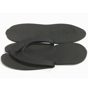 Custom Wegwerp Eva Foam Pedicure Slippers Flip Flop Zwart Wit Ideaal Voor Hotel Spa Zandstrand - Product Image 2