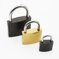 Cadenas miniatures en fer et laiton robustes et résistants aux intempéries avec 2 clés, pour portes de haute sécurité, et fournisseur en gros en Chine Tri Circle