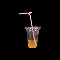 Gobelets en plastique jetables transparents en PET avec logo personnalisé, disponibles en 8oz, 9oz, 10oz, 12oz, 16oz, 20oz, 24oz
