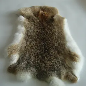 China Lieferanten Großhandels preis neue Tier Kaninchen Fell Haut Fell Platte Kaninchen Fell Fell