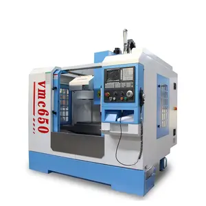 High-Precision VMC650 CNC Milling Machine Centre Vertical Type with Fanuc Control System BT40 Spindle Taper Manufactured by VMC"