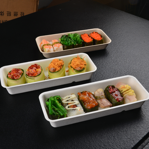 Biyobozunur Suşi Erişte Tabağı Kutusu Fast Food Kabı Geri Dönüştürülmüş Malzemeler Bagas Tabanlı Ofset Baskılı Bebek Maması Patates Cipsi - Product Image 4