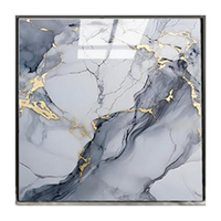 Autocollants muraux en marbre 3D modernes 60*60cm, étanches, style plaqué or, antistatiques, pour différentes conceptions, pour décoration murale
