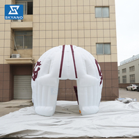 Arco Inflable Gigante Personalizado con Forma de Casco de Fútbol Americano para Eventos Deportivos al Aire Libre, Publicidad, Decoración de Paisajes