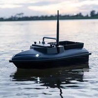 Bateau à appâts télécommandé Flytec V050 pour la pêche RC, portée de 500 m, croisière à vitesse constante, double moteur, éclairage LED