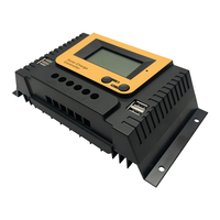 Contrôleur de charge solaire PWM Kungf Solar Ready série VT 12V 24V 36V 48V 30A compatible avec les batteries au plomb/lithium/gel, Bluetooth