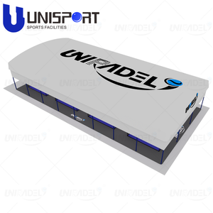 Cubierta para Pista de Pádel, Cubierta Panorámica para Pista de Pádel al Aire Libre con Techo Eléctrico, Cubierta para Pista de Tenis de Pádel - Product Image 4