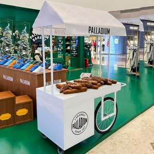 Movable Promotional Vehicle Entrepreneurial Stall Small <b>Trolley</b> <b>Outdoor</b> Vendor Wine <b>Drinks</b> Snacks Promotional Fast Food Truck - Product Image 5