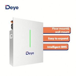 High Quality Deye 51.2V 200AH 10KWH Wall-Mounted Solar Lithium Battery for Residential Solar System - Product Image 1