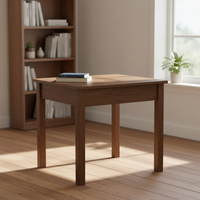 Table basse moderne personnalisée avec tiroir dissimulé et logo, en bois, pour salon, écologique, marron chaud, mobilier de maison haut de gamme