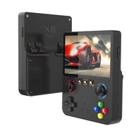 Nouveau support de console de jeu portable rétro X6 Plus de 4.0 pouces pour cadeau de garçon