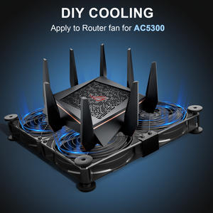 Ventilador de Refrigeración <span class=keywords><strong>UpHere</strong></span> AC DC 12V, Ventilador USB Eléctrico de Alta Calidad de 120 mm, Ventilador de Plástico Ultrasilencioso, Mejor Rendimiento, Compatible con EE. UU., Reino Unido, UE y Japón - Product Image 6