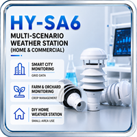 Station météorologique industrielle agricole sans fil professionnelle HY-SA6E, anémomètre à ultrasons, plateforme IoT