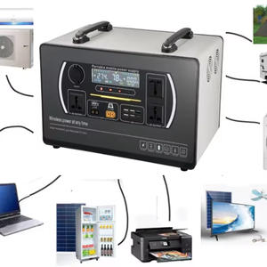 2000W <b>Portable</b> Solar Power Generator <b>Portable</b> Power Station 500W 3000W for Outdoor Emergency Use - Product Image 1