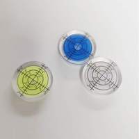 360 °   Niveau à bulle Bullseye rond en acrylique avec échelle pour trépied, appareil photo, camping-car, meubles, tourne-disque