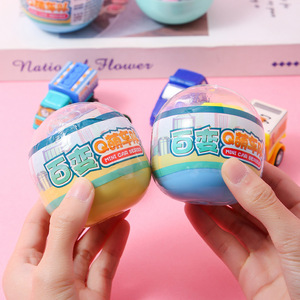 Coche de juguete Gashapon con retroceso, escala 1:64, mini vehículo de plástico para niños de 2 a 4 años, modelo de sedán con fricción. - Product Image 2
