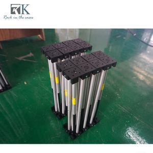 Wedding and Concert Rentals Stage is Black Aluminum Stage with Steps - Product Image 6