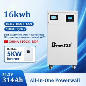 4nrgy <span class=keywords><strong>Pl</strong></span>-16kwh+5KW Inverter 51.2V 314Ah All-in-One +5A Actieve Balancer+WiFi Module DDP Belastingvrij voor thuisbatterijopslag - Product Image 1