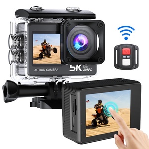 Videocamera d'Azione 5K Impermeabile con Schermo Touch, Registrazione Fronte-Retro, Stabilizzazione dell'Immagine, 30fps, Stile <span class=keywords><strong>Go</strong></span> <span class=keywords><strong>Pro</strong></span> per Vlogging - Product Image 4