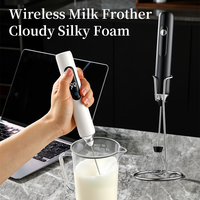 Batidora de Café Portátil, Batidora Eléctrica, Gadgets de Cocina Inteligentes, Espumador de Leche Eléctrico
