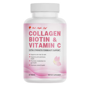 Tabletas <span class=keywords><strong>de</strong></span> Péptidos <span class=keywords><strong>de</strong></span> Colágeno con Biotina y Vitamina C - Suplemento <span class=keywords><strong>de</strong></span> Colágeno Bovino Premium, Apoyo <span class=keywords><strong>para</strong></span> Piel, Cabello, Uñas y Articulaciones, Sin GMO - Product Image 1