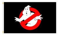 Polyester personnalisé Flying Style double face 3 * 5ft Ghost Busters Drapeau