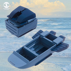 Bote Plegable <span class=keywords><strong>de</strong></span> Plástico HDPE <span class=keywords><strong>de</strong></span> 3.21m, Se Puede Transportar en el SUV, Bote <span class=keywords><strong>de</strong></span> Pesca para Uso en Pesca - Product Image 1