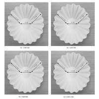 Filtre à café en papier à design stable et à flux rapide 155*45 185*50 sans résidus de sédiments pour la préparation quotidienne du café filtre