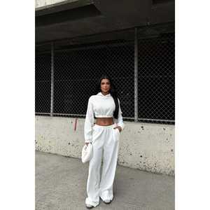 Pantalon de costume blanc pour femme, pantalon de costume blanc élégant - Product Image 5