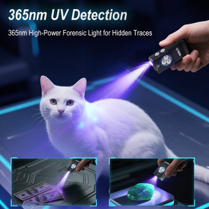 Torcia LED Portatile Mini EV30 Ricaricabile USB Viola 550LM con Portachiavi per Illuminazione di Emergenza e Lavoro all'Aperto - Product Image 5