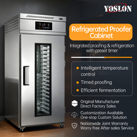 YOSLON Armoire de Fermentation Réfrigérée Commerciale Automatique à 18 Plateaux pour Boulangerie