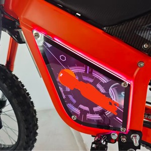 Moto électrique 1500W 2000W avec moteur sans balais, rouge et noir, tout-terrain, pour adultes, course, VTT, vitesse maximale de 65-75 km/h - Product Image 1