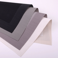 Set de table tissé antidérapant en PVC écologique de luxe, multicolore/personnalisé, certifié REACH