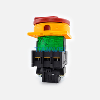 Sectionneur-Interrupteur Eaton P1-32/EA/SVB Série P1 3P à montage encastré, courant nominal 32A, poignée rotative d'arrêt d'urgence rouge-jaune IP65
