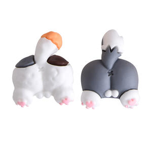 ชุดหัวและก้น<span class=keywords><strong>แมว</strong></span>และสุนัขการ์ตูน วัสดุงานฝีมือ DIY สำหรับเคสมือถือ แม่เหล็กติดตู้เย็น ที่รัดผม สติกเกอร์เครื่องประดับผม - Product Image 6