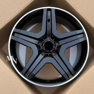 Llantas de ruedas MN forjadas personalizadas para Mercedes para Benz <span class=keywords><strong>Maybach</strong></span> <span class=keywords><strong>Clase</strong></span> <span class=keywords><strong>G</strong></span> 6x6 Diseño de cinco radios - Product Image 3