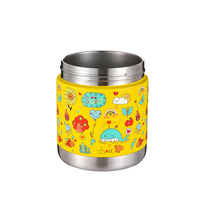 Bocal alimentaire isotherme sous vide en acier inoxydable de 350 ml (12 oz), boîte à lunch, boîte à soupe, anti-fuite, à large ouverture pour l'extérieur
