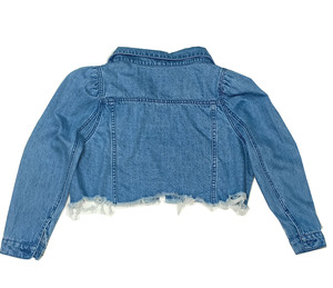 <span class=keywords><strong>Donna</strong></span> su misura <span class=keywords><strong>Donna</strong></span> Puffy Maniche <span class=keywords><strong>Giacca</strong></span> di Jeans per la Primavera e L'autunno di Lusso Standard 100% <span class=keywords><strong>Cotone</strong></span> Shell Safari <span class=keywords><strong>Giacca</strong></span> Finito - Product Image 4