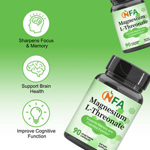 Cápsulas de L-Treonato de Magnesio OEM ODM con Celulosa Vegetal de Magnesio, Mejora la Memoria, la Concentración Cognitiva y la Función Cognitiva - Product Image 4