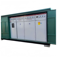 Station de transformateur extérieure compacte préfabriquée et personnalisable en acier Zhong'an Electric Industrial 12kV 630A-1250A IP40
