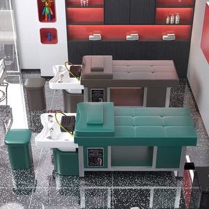 Sillón de Peluquería Multifuncional con Estructura de Acero Inoxidable para Salón, Spa, Baño, Comedor, Muebles de Belleza y Masaje, Cuero Sintético - Product Image 3