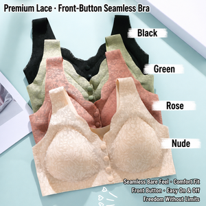 <span class=keywords><strong>Reggiseno</strong></span> Allattamento Lusso in Pizzo <span class=keywords><strong>Senza</strong></span> Cuciture <span class=keywords><strong>con</strong></span> Chiusura Frontale, <span class=keywords><strong>Senza</strong></span> <span class=keywords><strong>Ferretto</strong></span>, Floreale Lavorato a Maglia, Traspirante, Coppe Intere, Per Tutti i Giorni - Product Image 4