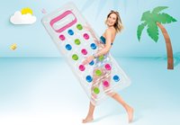Tapis de bronzage INTEX 59894 à 18 poches, transat gonflable pour piscine, matelas pneumatique gonflable, flotteur de piscine gonflable d'extérieur